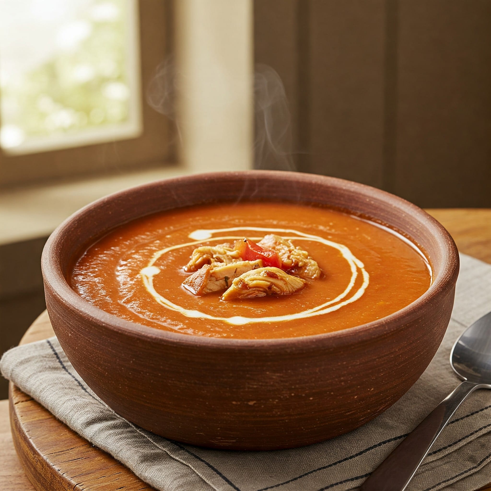 Best Smoky Chicken Tomato Bisque Recipe