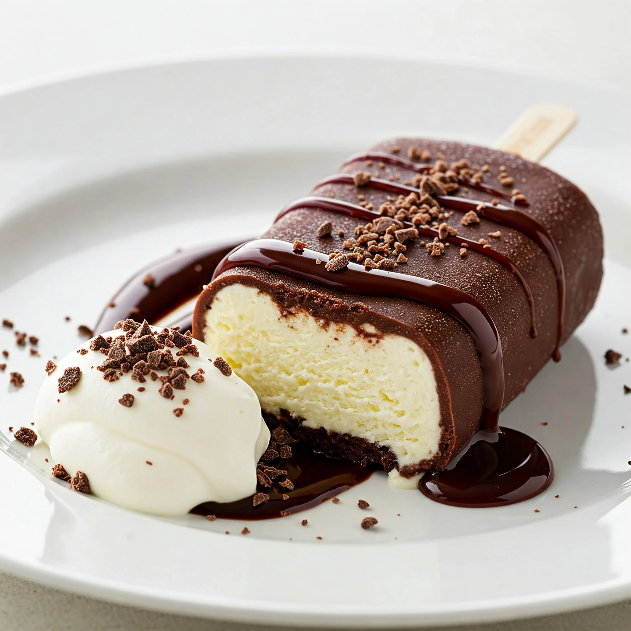 Homemade Eskimo Pie Popsicle Recipe