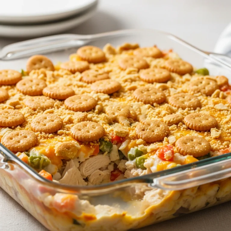 ritz cracker chicken casserole recipe