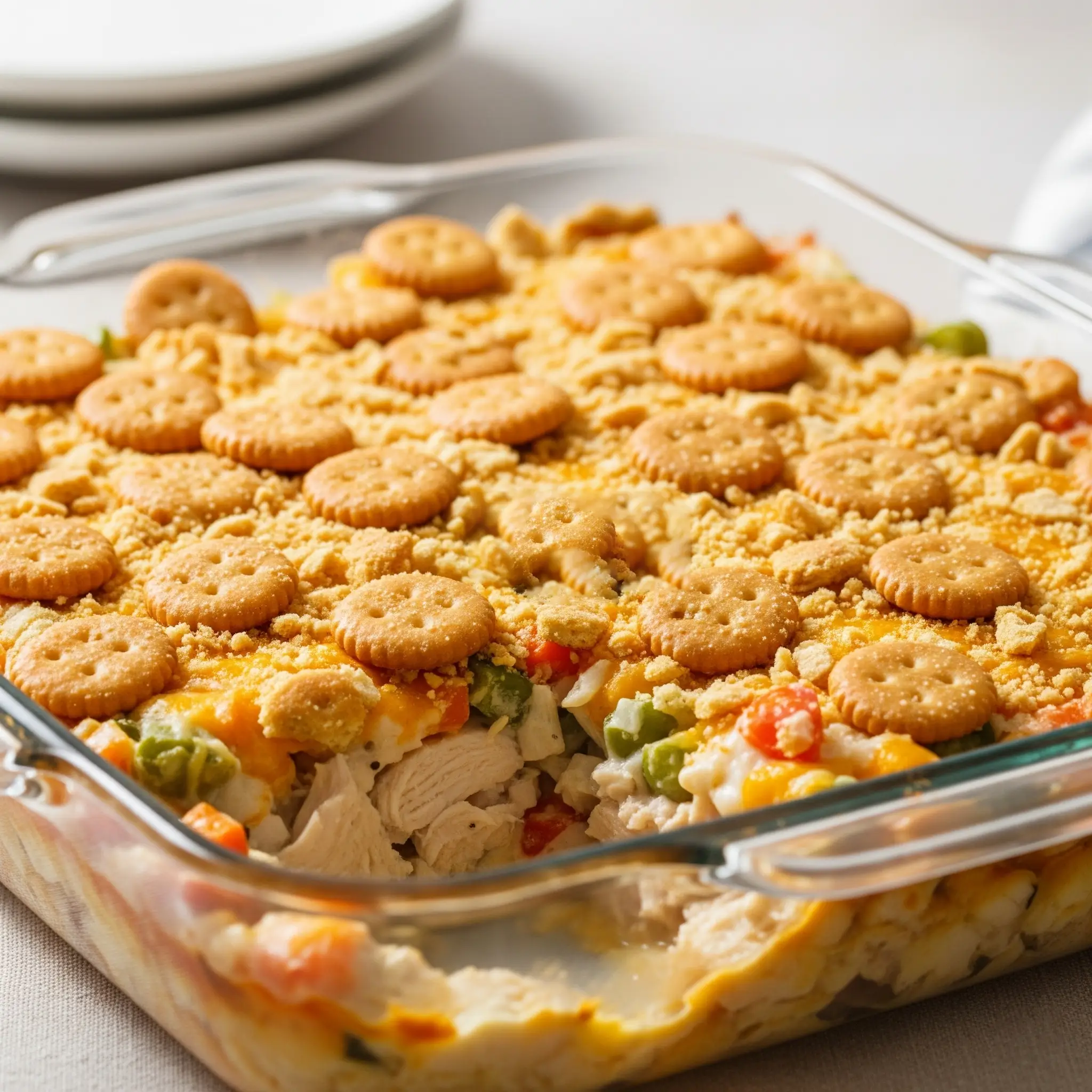 ritz cracker chicken casserole recipe