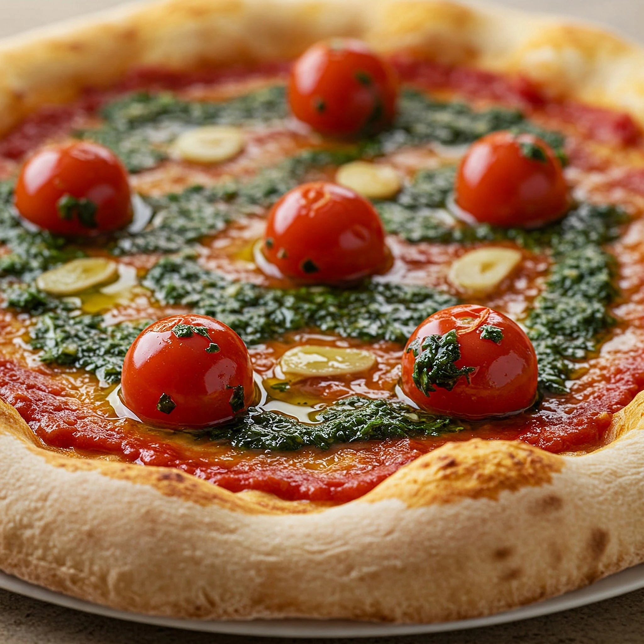 Chimichurri Tomato Pizza Recipe Italian