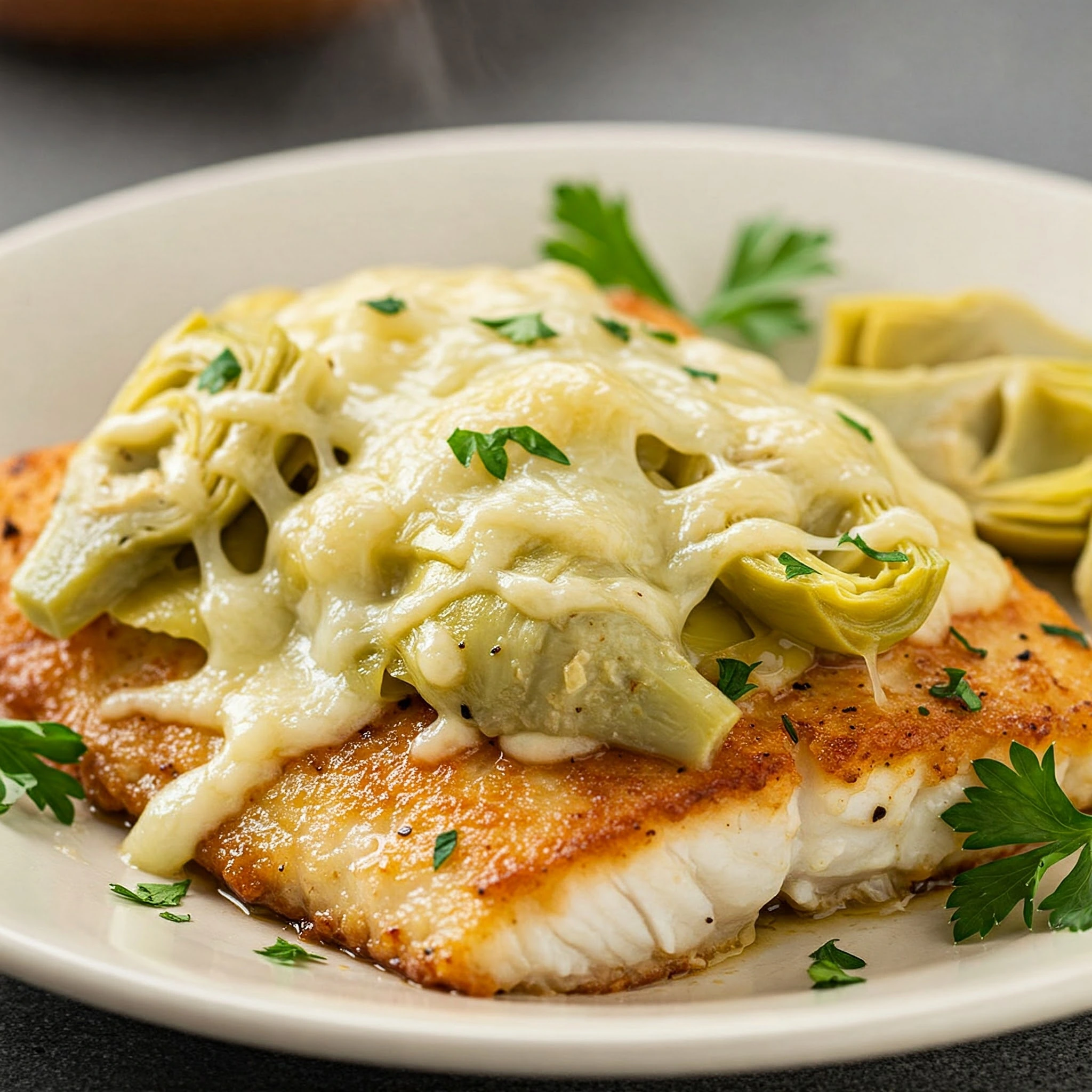 artichoke and parmesan tilapia recipe